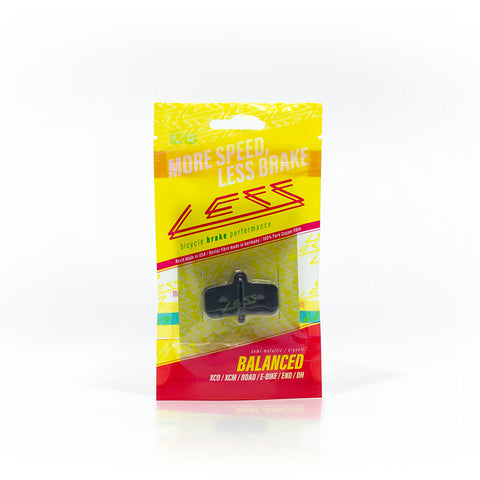 LESS Brake Pads - Shimano 4 Piston MTB, TRP